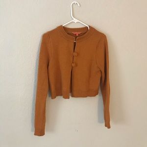 Cropped Cardigan Sweater